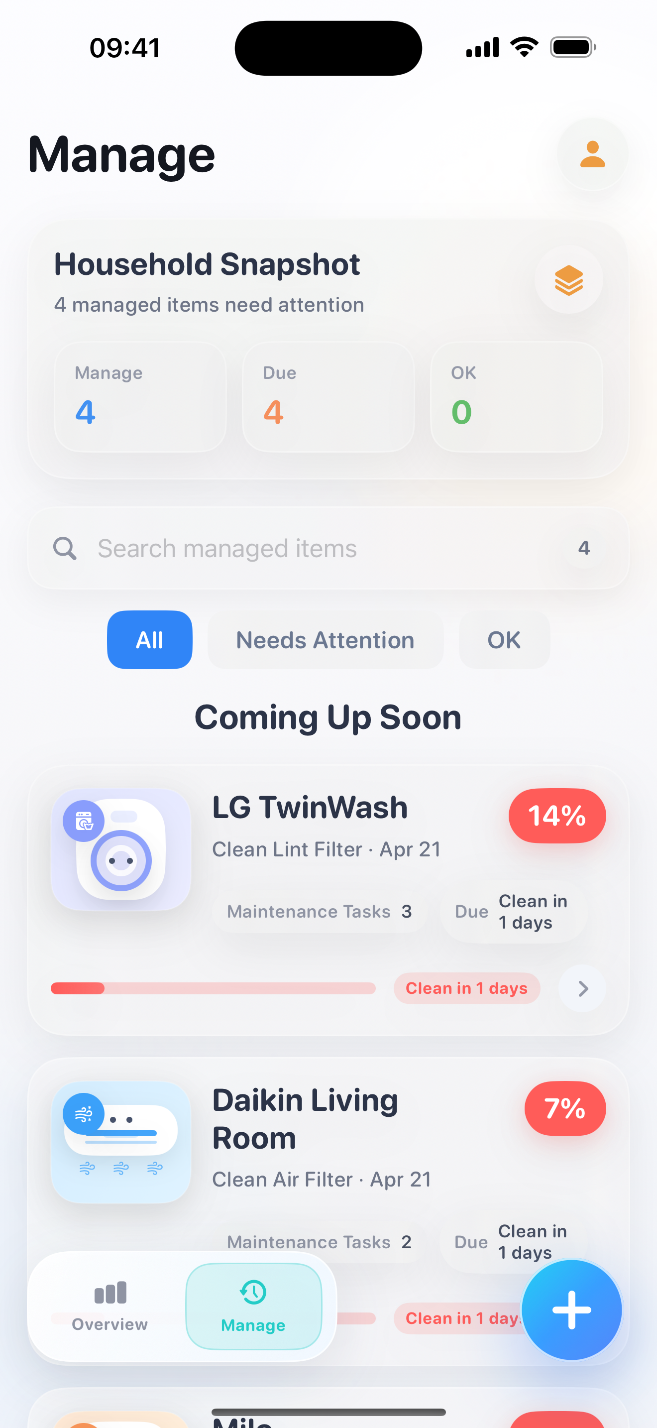 TaskyHome localized manage screenshot